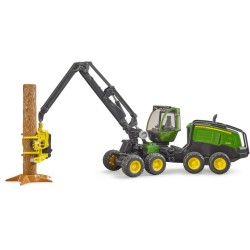 Trattore John Deer Rimorchio Bruder 02057 Trattore giocattolo modellino