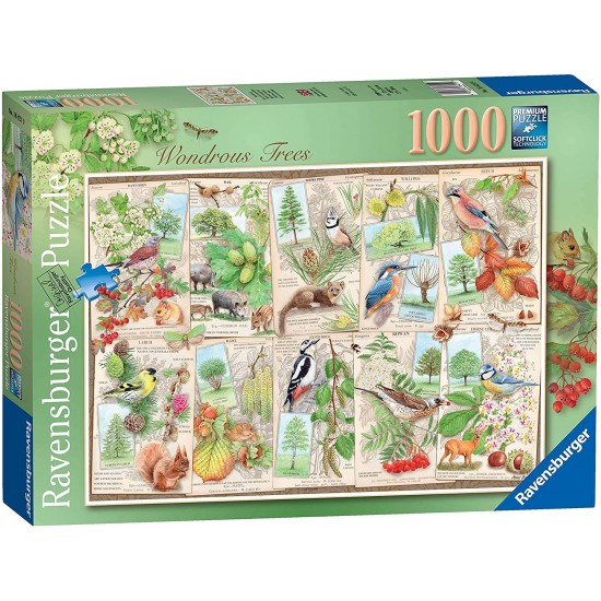 16421 puzzle 1000 pz alberi meravigliosi