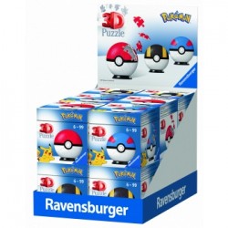 Puzzle 3d Pokeball Rossa RAVENSBURGER - 11256