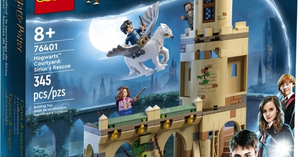 76401 lego harry potter cortile di hogwarts il salvataggio di sirius