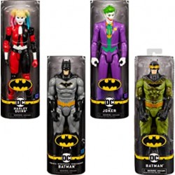 DC COMICS, BATMAN, Personaggio Deluxe Battle Strike Batman da 30 cm, 5  accessori, oltre 15 suoni