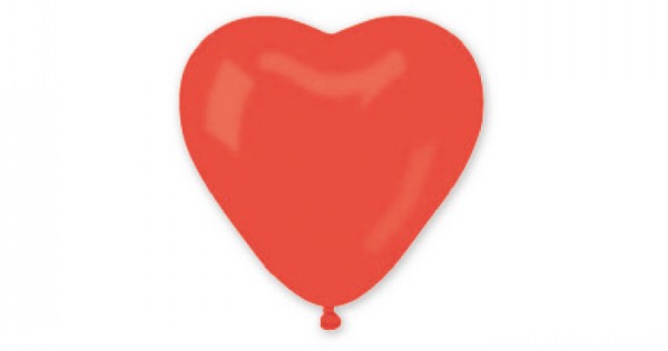 72143 palloncino cuore gigante 22 (cm55) rosso