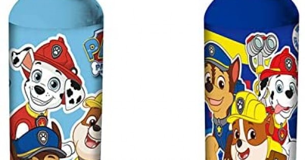 N02317 borraccia alluminio 500 ml paw patrol