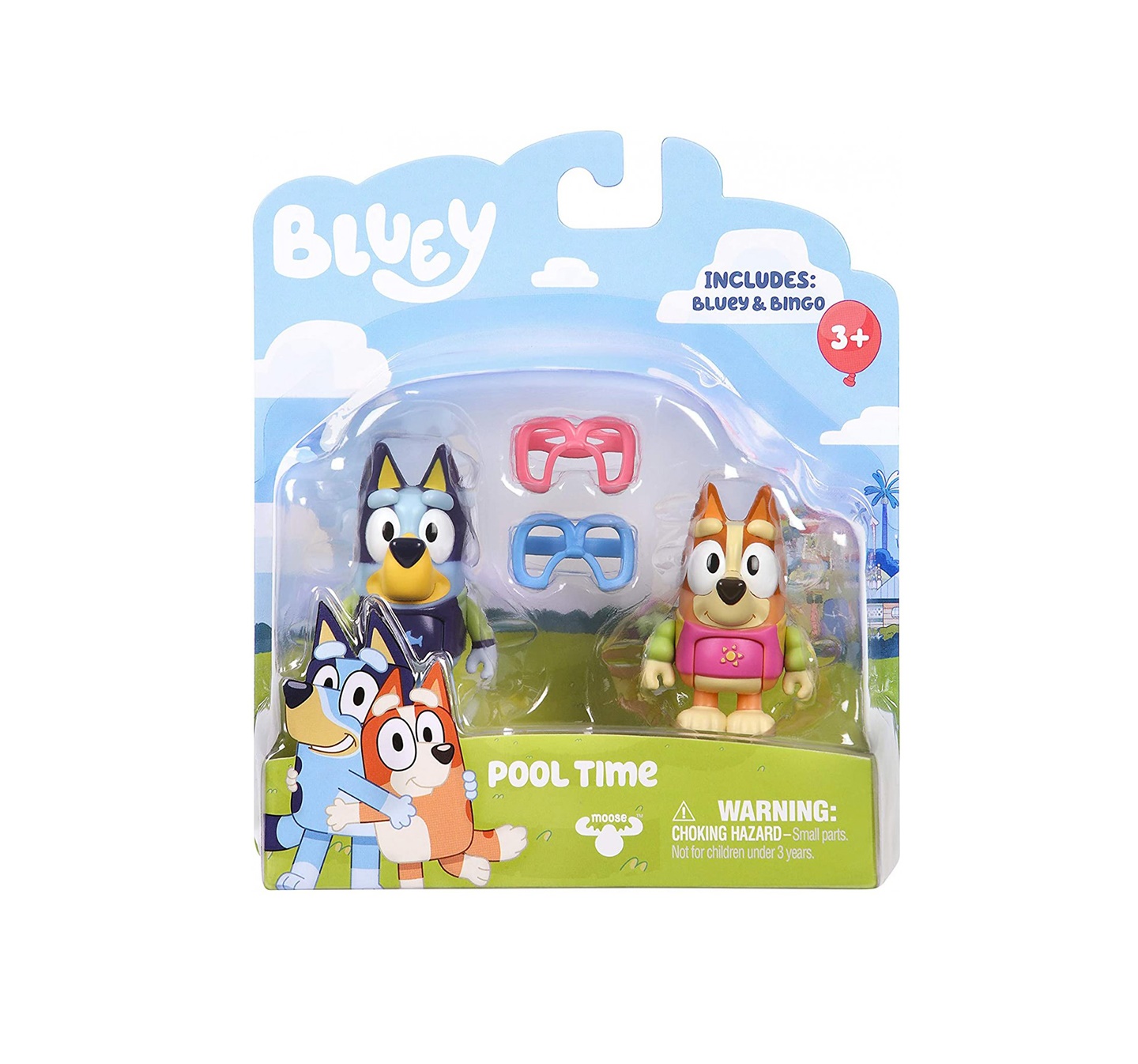 Bly00000 bluey coppia personaggi assortiti