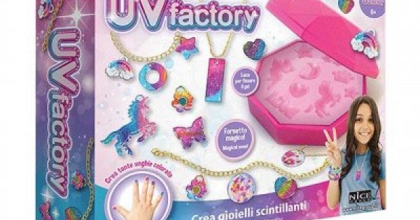 Gemmy UV Factory Crea Gioielli 83003 Nice Girabrilla 8 anni+